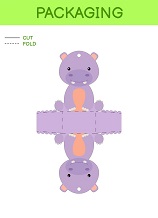 çocuklar için hazır hayvan model maketi şablonu, paper craft model animals